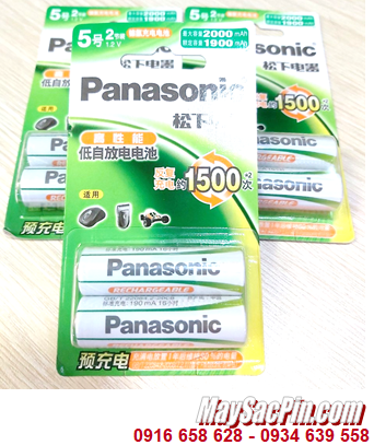 Panasonic HHR-3MRC/2B; Pin sạc AA 1.2v Panasonic Evolta HHR-3MRC/2B (AA2000mAh) _Vỉ 2viên